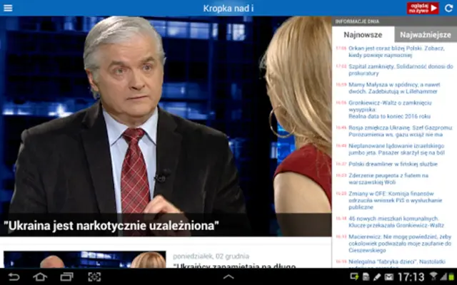 TVN24 android App screenshot 0